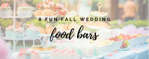Food Bar at a Wedding