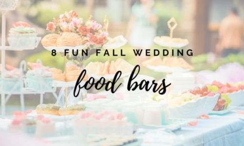 Food Bar at a Wedding
