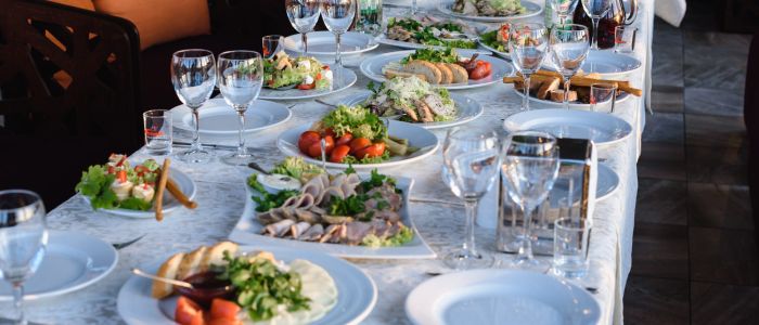 Catering table