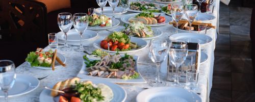 Catering table