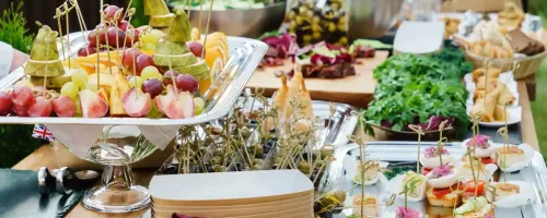 Catered picnic
